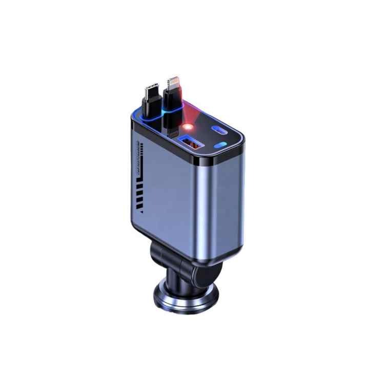 All-in-One Retractable Charging Adapter for Cars