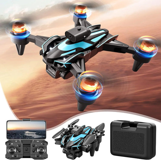 Brushless Motor Drone with 1080P Camera, Wind Resistance, Headless Mode, Gesture Control, and FPV – Ideal Quadcopter for Adults and Beginners